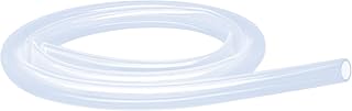 Silicone Tube, Length 5ft, 3/8" (10mm) ID, 1/2" (13mm) OD, iMeistek Flexible Silicone Hose, Water Air Hose Pipe, for Pump Transfer