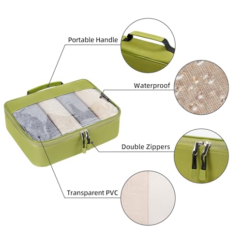 BAGAIL Clear Packing Cubes Packing Organizer for Travel Accessories Luggage suitcase3