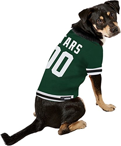 Image of NHL Dallas Stars Jersey for Dogs & Cats, Large. - Let Your Pet be a Real NHL Fan!