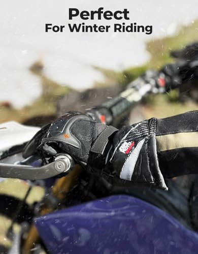Kemimoto KMF1109-00701XLBK Winter Motorcycle Gloves thumb #6