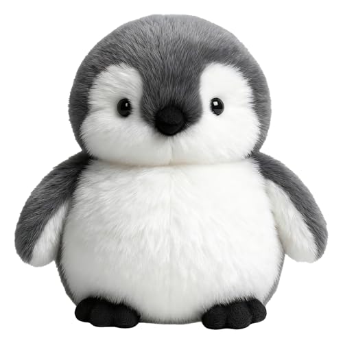 DvBCNMe Pinguin Kuscheltier, Weiches Stofftier für Kinder, Süßer Pinguin Plüschtier, Kuscheltier Pinguins für Mädchen Jungen Kinder, Ideal Als zum Kuscheln, Spielen & Schlafen Und Dekoration