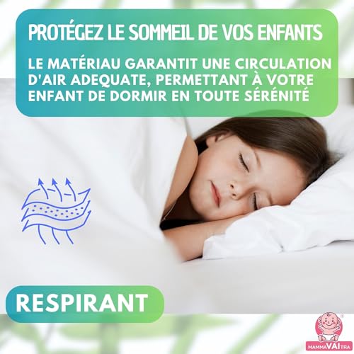 Alèse imperméable lavable bambou 100x150 protège-matelas respirant - 8