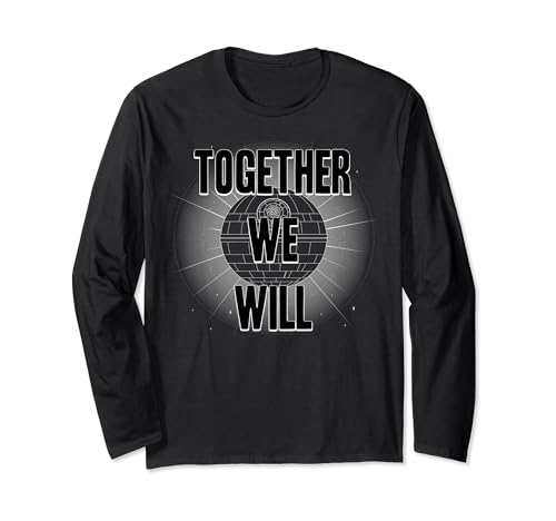 Star Wars Deathstar Together We Will Stack manche longue idée cadeau anniversaire