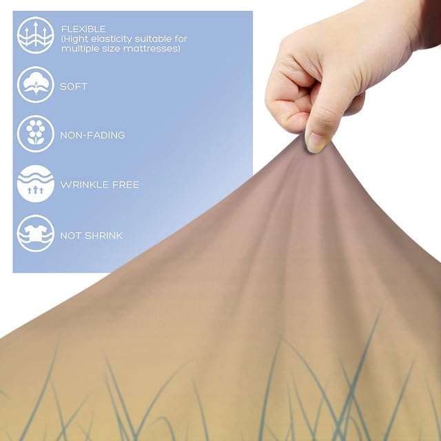 Miniatura 3 de Juego de funda de edredón tamaño matrimonial, 3 piezas de microfibra ligera y suave para todas las estaciones (tamaño matrimonial, 80 x 90 pulgadas,