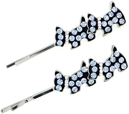 Light Sapphire Sniffer Bobby Pins
