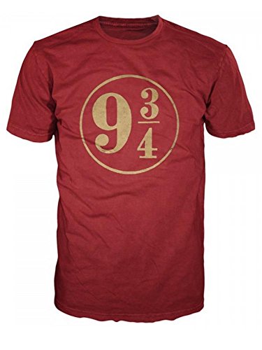 Harry Potter 9 3/4 Mens Red T-Shirt (Small)