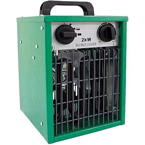 Prem-I-Air 2kW Industrial Fan Space Heater powerful heater for garages, workshops and offices. Robust metal construction Cover