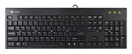 Clavier lavable i-rocks noir azerty étanche informatique USB