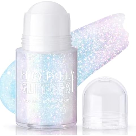 HOSAILY Roll-on Holographic Body Glitter Gel Cover