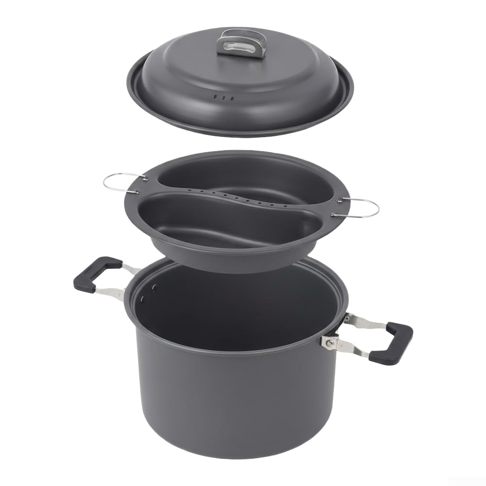 Juego de cocina de senderismo al aire libre 6.5L compacto