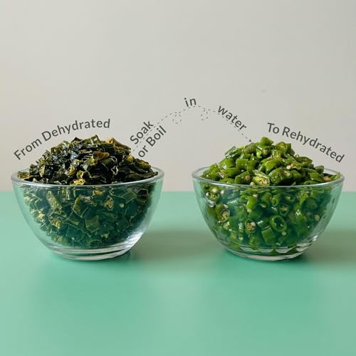 Image of SHROOTS Dehydrated Green Chilli | 100% Natural Dried Green Chilies | Perfect for Cooking, Seasoning and Spice Mixes | 35g Each, (Pack Of 1)