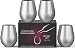 Stainless Steel Wine Stemless Glasses Set of 4, 18 oz | metal wine glasses 4 pack | Unbreakable, Dishwasher Safe, BPA Free, Great for Indoor & Outdoor Use | Steel Wine Cups - Perfect Gift