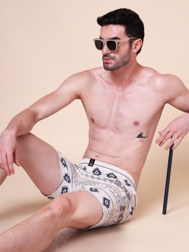 Image of Urban Scottish Ultra-Comfortable Men's Boxer Pants - 100% Cotton Material with A Stylish Print - Soft and Stretchy Elastic Waist Band - Dynamic Movement and Hardwearing Stitching - Breathable with A Gentle Snug Fit