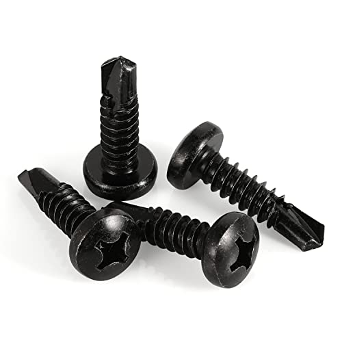 #12 x 1-1/2" Tornillos autorroscantes cabeza plana miniatura 3
