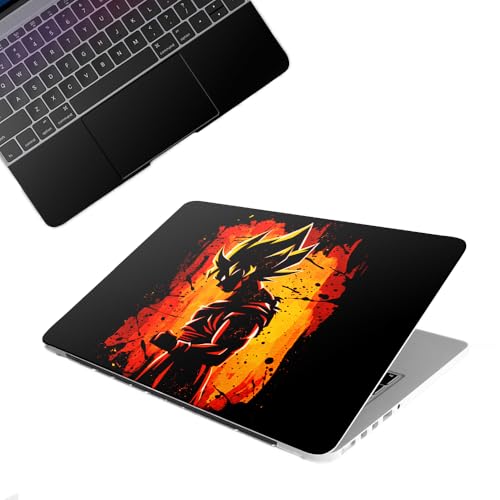 Image of Galaxsia Goku D1 Vs Superman Unique Top+Wrist Pad Vinyl Laptop Skin /Sticker /Cover Upto 15.6 Inches Laptops Laminated-Removable-HD Quality Compatible for Hp-Dell-Sony-Lenovo-Asus etc.(15x10 Inches)
