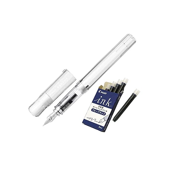 Buy Pilot Kakuno Fountain Pen Extra Fine Print Clear Body Ink