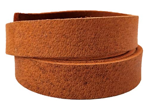 Cords Essentials Heavy Duty Top-Grain Leather Strap (78 Inch Long, 3.5-4.0 Mm Thick) Strip For Tooling, Craft Projects, Clothing, Jewelry, Wrapping & Diy Arts (Tan, 20 Mm ≈ 3/4 Inch) #TOP6