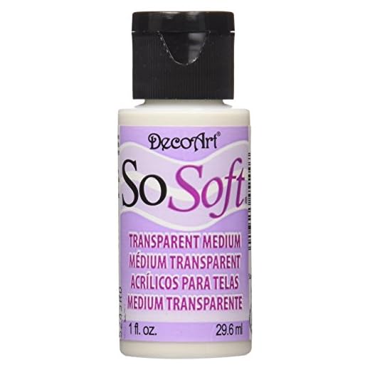 SoSoft tessuto tessuto acrilico Paint medium 1oz-trasparente