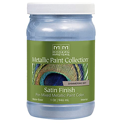 Modern Mastersqt ME514 Shimmering Sky Metallic Paint Collection Water-Based Decorative Metallic Paint