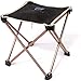Produkty wysokiej jakości Odkryty stołek kempingowy, czarny stołek składany tkaniny Oxford Przenośne ultra lekkie aluminiowe krzesło rybackie ze stopu aluminium, na wędrówki piesze wycieczki na świeży