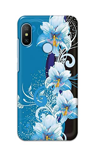Image of PRINTFIDAA Beautiful Floral Design Printed Designer Hard Case for Mi A2 Back Cover -(e) RPM1006