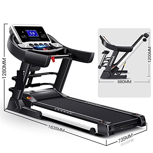 Image of Treadmill Walking Multifunctional Household Folding Shock-Absorbing Silent Treadmill with Massage Fitness Equipment Mat