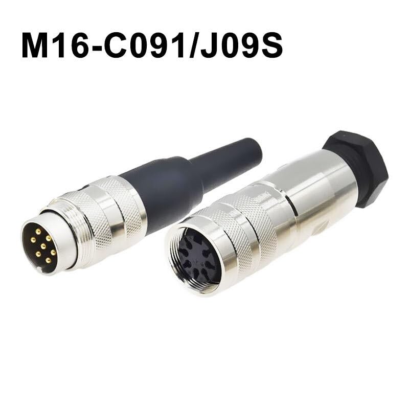 Conector Aviación IP67 M16 Metal 3 a 8 Pines miniatura 2