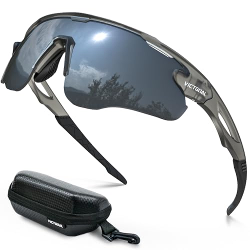 VICTGOAL Cycling Glasses for Men Women with Polarized Lenses UV