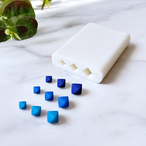 Image of Polymer Clay Diamond Shape Bead Roller with 3 in 1 Diamond Shape Cutter Polymer Clay Earrings Tools, Clay Jewelry Making Tool, Three Sizes, Color May Vary
