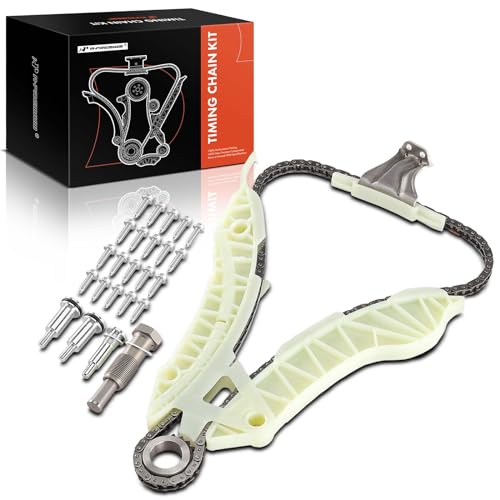A-Premium Engine Timing Chain Kit W/Sprocket [fits DOHC, 4Cyl 1.6L] Compatible with Mini Cooper Countryman [R60] 2011-2016, Cooper 2007-2015, Cooper Paceman [R61] 2013-2016, Replace# 11311439853