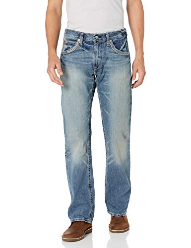 Ariat Men's M5 Slim Bootcut Jean, Gambler, 34x32