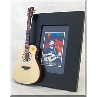Ed Sheeran Cadre Photo Guitare Miniature - Les Beatles, Paul McCartney, John Lennon, RIngo Starr, George Harrison