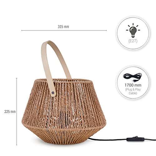 Paco Home Lampada da Tavolo Lampada da Comodino