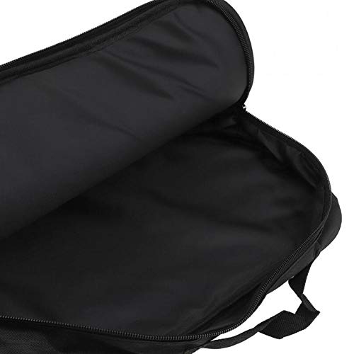Jili Online Simple Waterproof Padded Lyre Storage Carrying Bag Case Zipper 10 16 19 Strings Lyre Harp Handbags with Pocket Black