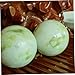 NOLITOY 2pcs Creative Jade Hand Massage Balls for Elders Natural Solid Fitness Balls for Relaxation Hand Therapy Random Grain Color