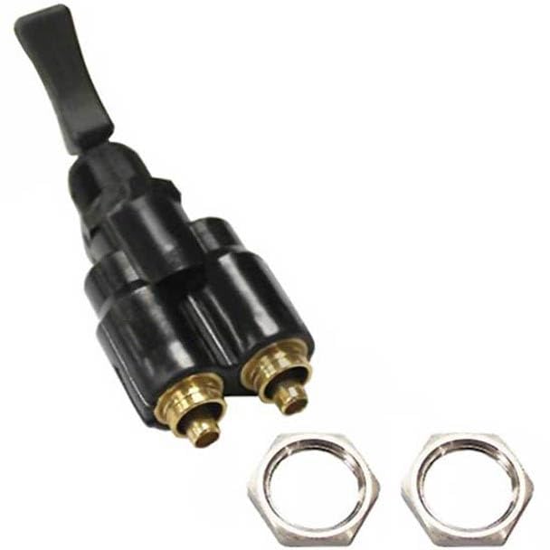 Replacement for Kenworth T600 AEROCAB Year 2000 AIR Toggle Switch W Paddle Style Handle 1/4IN AIR LINE Fittings by Technical Precision