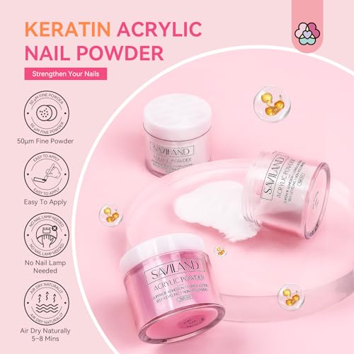 Saviland US3WT00220 Acrylic Nail Kit With Drill: Professional Nail Kit Acrylic Set thumb #2