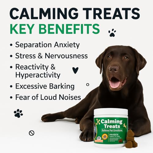 Calming Dog Treats,Dog Calming Tablets That Work,120 Anxiety Relief Chews for Dogs ,Naturally Relieves Stress, Barking, And Hyperactivity, Helping Pets Stay Calm During Fireworks And Thunderstorms. - Image 6