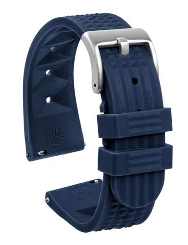 watchdives Correa de Reloj Goma para Reloj Waffle, Correas Reloj Silicona Suave, Correa 20mm 22mm de Repuesto Impermeable para Reloj de Buceo con Dos Bucles de fijación para Hombres y Mujeres watchdives Correa de Reloj Goma para Reloj Waffle, Correas Reloj Silicona Suave, Correa 20mm 22mm de Repuesto Impermeable para Reloj de Buceo con Dos Bucles de fijación para Hombres y Mujeres