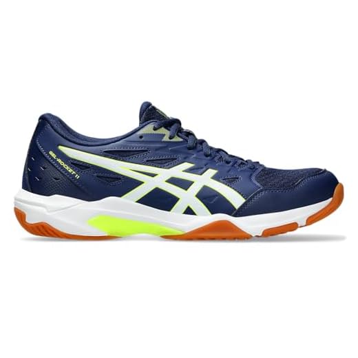 ASICS 1071A091-403 Gel-Rocket 11 Homme Blue Expanse/Safety Yellow EU 40