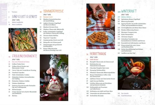 Land.Lust.Genuss: Köstliche Rezepte einer modernen Landfrau. Von Sahnewoelkchen