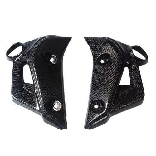 Spoilers ailerons moto pour FZ07 MT07 2022 | Panneau latéral radiateur carbone