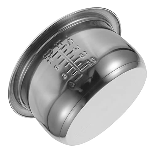 GRIRIW Olla Arrocera de Repuesto Inoxidable Capacidad de Multiusos para Cocción y Horneado Compatible con Cocinas Eléctricas y Reemplazo de Interior