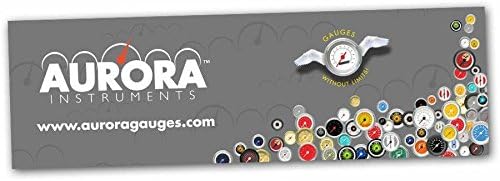 Aurora Instruments AURPROA002 36 X 120 Aurora Logo Color Banner nascar rzr early wrecker hot rod auto 1934