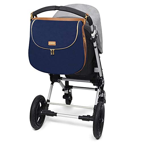 Bolsa Maternidade Skip Hop Curve Diaper Bag Satchel Navy, Skip Hop, Navy