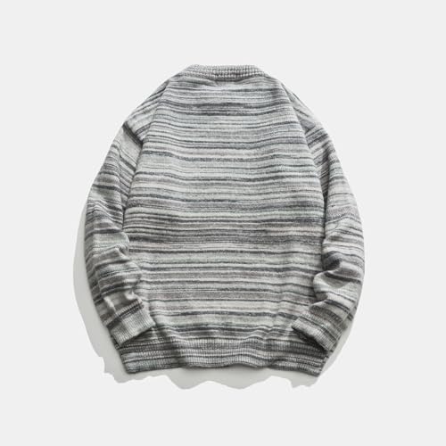 Autumn Japanese Style Men's Casual Sweater Round Neck4