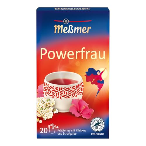 Meßmer POWERFRAU | Kräutertee mit Hibiskus & Schafgarbe | 20...