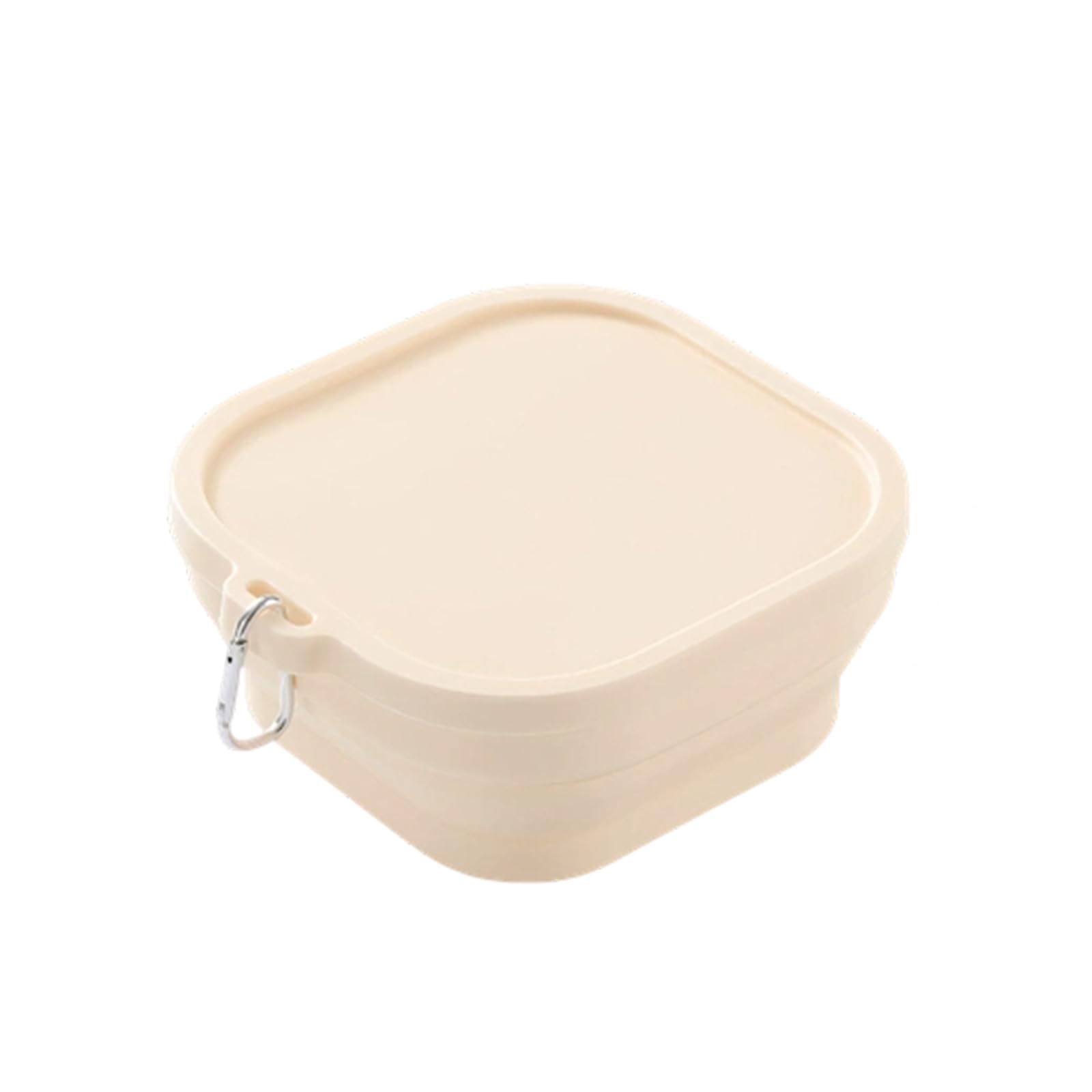 jiingekk Efficient Silicones Snacks Box with Lid Portable Food Container for Gym Beach Offices Mess Release and Quick Cleaning Up Pliable Mealpreps Box