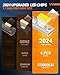 SEALIGHT 55000LM 9005 LED Bulbs, 6500K White Super Bright 9005/HB3 Fog Light Bulbs, Plug and Play, Pack of 2