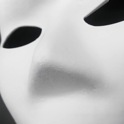 Miniatura 2 de GSHLLO 3 máscaras pintables de gato en blanco para mascarada, máscaras blancas pintadas a mano para Halloween, fiesta de baile, cosplay